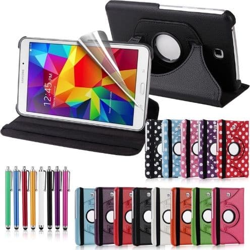 Samsung Galaxy Tab 4 8.0 360 Swivel Stand Case Cover